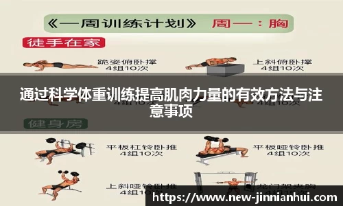 通过科学体重训练提高肌肉力量的有效方法与注意事项